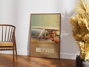 Once Upon A Time In Hollywood Poster, Retro Film Print, Vintage Movie, Wall Art 1890742930