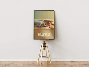 Once Upon A Time In Hollywood Poster, Retro Film Print, Vintage Movie, Wall Art 1890742930