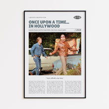 Once Upon a Time... in Hollywood, Quentin Tarantino, Retro Movie Poster, Custom Movie Poster 4421172450