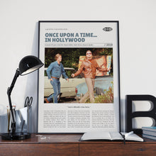 Once Upon a Time... in Hollywood, Quentin Tarantino, Retro Movie Poster, Custom Movie Poster 4421172450