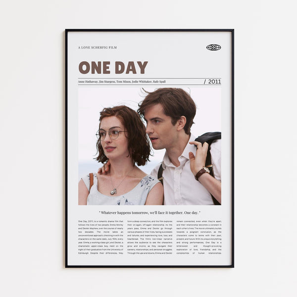 One Day, Lone Scherfig, Retro Movie Poster, Custom Movie Poster Print 4421171053