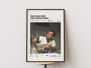 One Flew Over the Cuckoo's Nest Poster, Jack Nicholson Poster, Cult Movie Print, Cinematic Wall Decor, Miloš Forman Film Poster 4306470312
