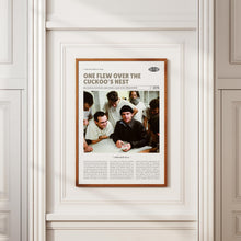 One Flew Over the Cuckoo's Nest, Miloš Forman, Retro Movie Poster, Custom Movie Poster 4421168731