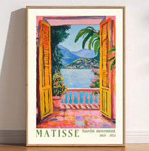 Open Window Henri Matisse Exhibition Print, Henri Matisse Style Fauvism Painting, Mediterranean Colourful Vintage Modern Exhibition Wall Art 1880582905