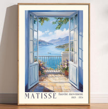 Open Window Henri Matisse Exhibition Print, Henri Matisse Style Fauvism Painting, Mediterranean Peaceful Vintage Modern Exhibition Wall Art 1866405098