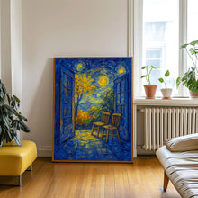 Open Window Henri Matisse Print, Henri Matisse Style Fauvism Painting, Modern Exhibition Countryside Patio Scene, Trees Flowers Nature Art