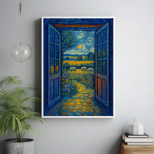 Open Window Henri Matisse Print, Henri Matisse Style Fauvism Painting, Modern Exhibition Patio Open Countryside Farm Scene, Sheep Grazing