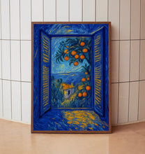 Open Window Henri Matisse Print, Henri Matisse Style Fauvism Painting, Modern Exhibition Print, Mediterranean Sea, Orange Tree, Coastal View (2)
