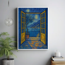 Open Window Henri Matisse Print, Henri Matisse Style Fauvism Painting, Modern Exhibition Print, Patio Doors Italy Mediterranean, Lake Como (2)