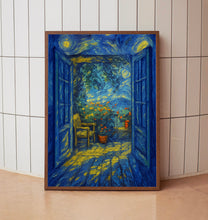 Open Window Henri Matisse Print, Henri Matisse Style Fauvism Painting, Modern Exhibition Print, Patio Doors Romantic Garden Bench Nature