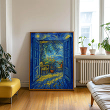 Open Window Henri Matisse Print, Henri Matisse Style Fauvism Painting, Modern Exhibition Print, Patio Doors Romantic Garden Bench Nature