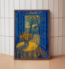 Open Window Henri Matisse Print, Henri Matisse Style Fauvism Painting, Modern Exhibition Print, Patio Doors Terrace, Dining Table Flowers