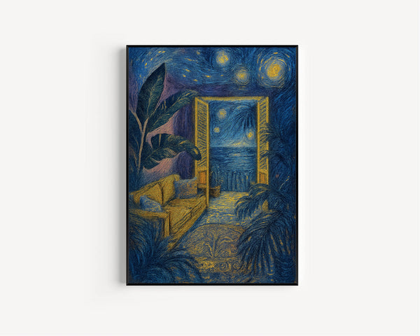 Open Window Henri Matisse Print, Henri Matisse Style Fauvism Painting, Modern Exhibition Print, Sea Ocean View, Retro Vintage Boho Interior