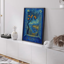 Open Window Henri Matisse Print, Henri Matisse Style Fauvism Painting, Modern Exhibition, Mediterranean Sea, Orange Tree, Coastal View Boats (2)