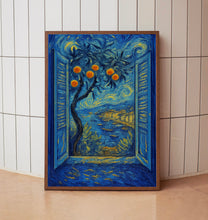 Open Window Henri Matisse Print, Henri Matisse Style Fauvism Painting, Modern Exhibition, Mediterranean Sea, Orange Tree, Coastal View Boats (2)