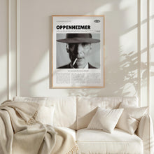Oppenheimer, Christopher Nolan, Retro Movie Poster, Custom Movie Poster 4421167915