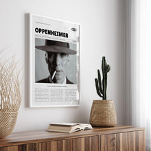 Oppenheimer, Christopher Nolan, Retro Movie Poster, Custom Movie Poster 4421167915
