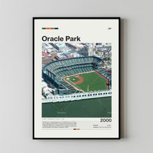 Oracle Park Poster, San Francisco Giants Poster Print, MLB Stadium Poster, Baseball Fan Gift Print