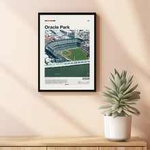 Oracle Park Poster, San Francisco Giants Poster Print, MLB Stadium Poster, Baseball Fan Gift Print