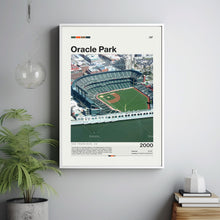 Oracle Park Poster, San Francisco Giants Poster Print, MLB Stadium Poster, Baseball Fan Gift Print