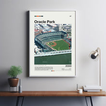Oracle Park Poster, San Francisco Giants Poster Print, MLB Stadium Poster, Baseball Fan Gift Print