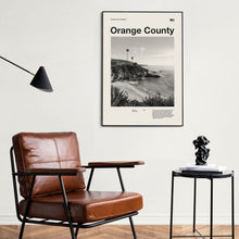Orange County Print  Orange County Poster  Orange County Wall Art  Mid Century Poster  Travel Print Art  California 1595534712