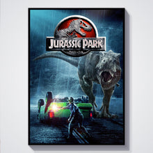 Original Jurassic Park Movie Poster, T-Rex Sci-Fi Thriller Cult Film Art Print, 1990 Steven Spielberg Glossy Large Format Decor Gift 4333612886