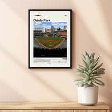 Oriole Park Poster, Baltimore Orioles Poster Print, MLB Stadium Poster, Baseball Fan Gift Print