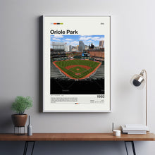 Oriole Park Poster, Baltimore Orioles Poster Print, MLB Stadium Poster, Baseball Fan Gift Print