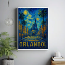 Orlando Travel Poster - Florida Wall Art Print, Illustration Poster, Artwork, Home & Office decor, Gift idea, United States Travel print