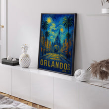 Orlando Travel Poster - Florida Wall Art Print, Illustration Poster, Artwork, Home & Office decor, Gift idea, United States Travel print