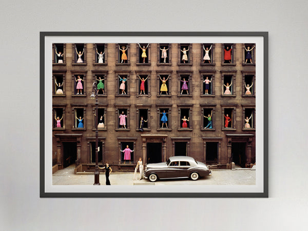 Ormond Gigli Girls in the Window Print, New York City, Vintage Photography, Fashion Printable Wall Art, 1960s, Home Decor, Digital Download 1695492053
