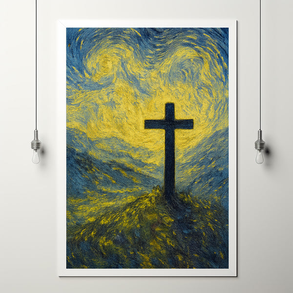 Orthodox Cross Painting in Christian Artwork, Wooden Christian Cross or Antique Crucifix perfect