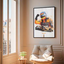 Oscar Piastri 2024 McLaren Poster F1 Wall Art 1761862268