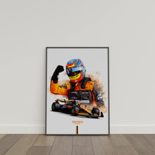 Oscar Piastri 2024 McLaren Poster F1 Wall Art 1761862268