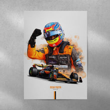 Oscar Piastri 2024 McLaren Poster F1 Wall Art 1761862268
