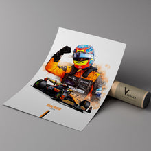 Oscar Piastri 2024 McLaren Poster F1 Wall Art 1761862268