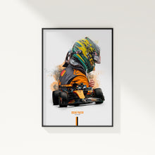 Oscar Piastri 2025 McLaren Poster F1 Wall Art 1875515612