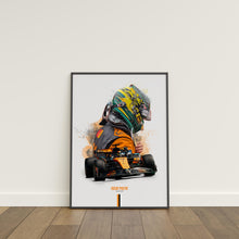 Oscar Piastri 2025 McLaren Poster F1 Wall Art 1875515612