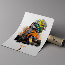 Oscar Piastri 2025 McLaren Poster F1 Wall Art 1875515612