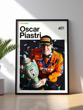 Oscar Piastri Poster  Piastri McLaren Wall Art  Framed F1 Print  Motorsport Grand Prix Decor  Car Racing Artwork  Oscar Piastri Poster 4380724818