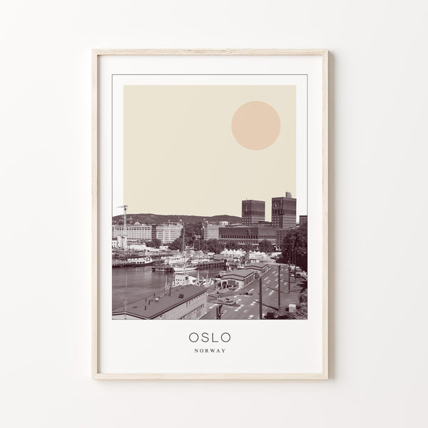 Oslo Poster Print, Oslo Travel Poster, Oslo Minimalistic Wall Art, Oslo, Norway 1868249458