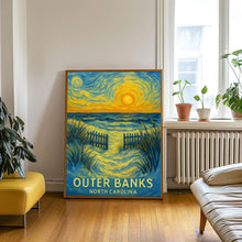 Outer Banks Poster, Outer Banks North Carolina Travel Wall Art, North Carolina Travel Print, Birthday Gifts, Travel Gifts