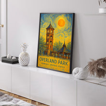 Overland Park Poster Print, Overland Park 1 Travel Poster, Overland Park Van Gogh Style Wall Art, Overland Park, Kansas, United States
