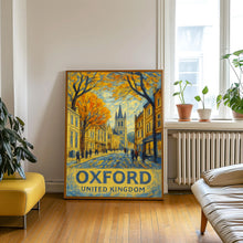 Oxford UK Travel Poster, Oxford UK Travel Poster Print, London, Oxford Travel Poster Wall Art, United Kingdom Travel Poster