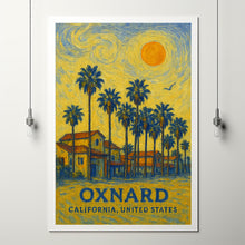 Oxnard Poster Print, Oxnard Travel Poster, Oxnard Van Gogh Style Wall Art, Oxnard, California, United States