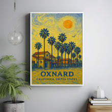 Oxnard Poster Print, Oxnard Travel Poster, Oxnard Van Gogh Style Wall Art, Oxnard, California, United States