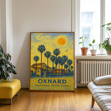 Oxnard Poster Print, Oxnard Travel Poster, Oxnard Van Gogh Style Wall Art, Oxnard, California, United States
