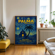 PALMA Mallorca Travel Print - Bright Bold Colourful Summer Beach Travel Poster, Holiday Tropical, Trendy Retro Abstract Travel Art, Preppy (2)