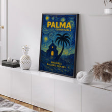 PALMA Mallorca Travel Print - Bright Bold Colourful Summer Beach Travel Poster, Holiday Tropical, Trendy Retro Abstract Travel Art, Preppy (2)